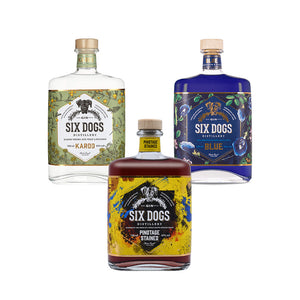 SIX DOGS Bundle â Blue | Pinotage stained | Karoo