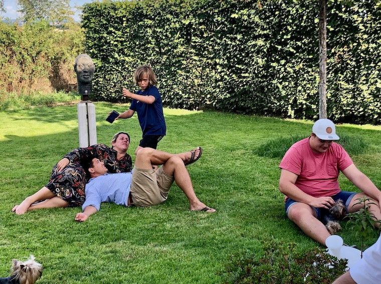 Die Südafrika Genuss Familie im Garten