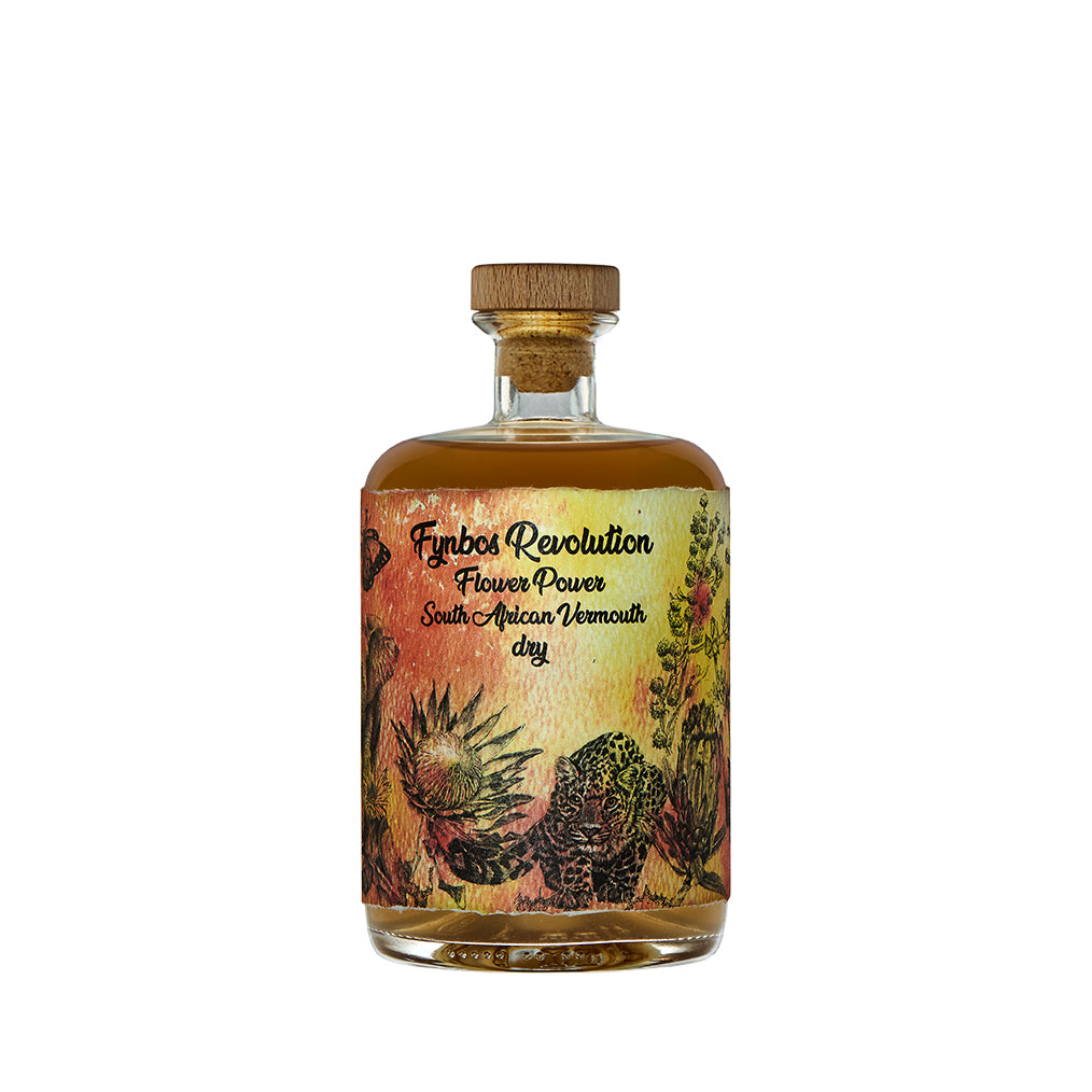 Flower Power Vermouth Dry – pur oder gemixt | Fynbos Revolution