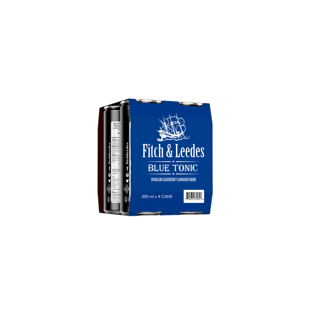 Fitch & Leedes – Tonic Blue – leuchtend blaue Farbe durch Blueberry infused