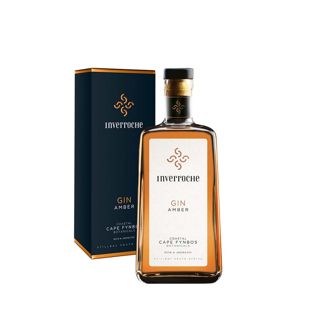 Inverroche Amber Gin mit Rooibos aus Südafrika in der 700ml Flasche