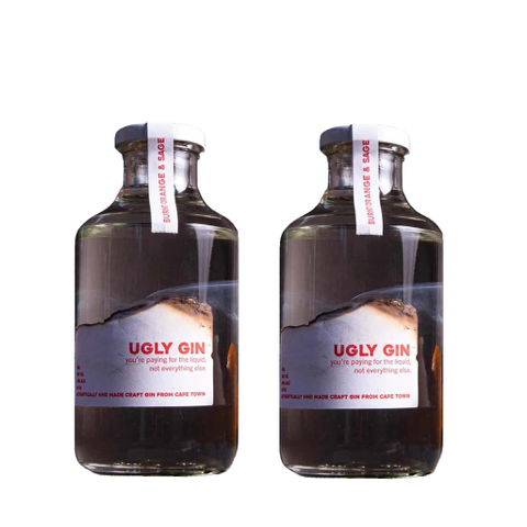 2 x Ugly Burnt Orange Gin 🔥 Southafrican Nature & Wildfire